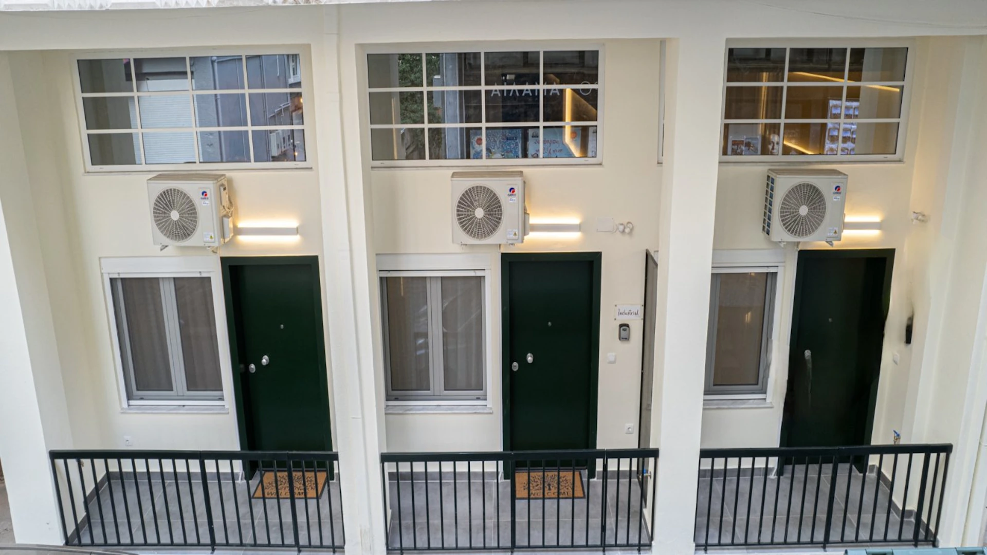 Namaste Lofts building and balcony view